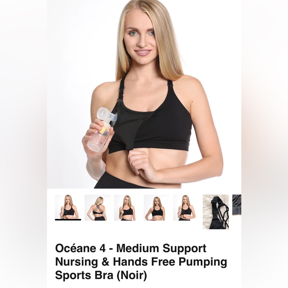 Sweat and Milk Nursing/pumping Bra